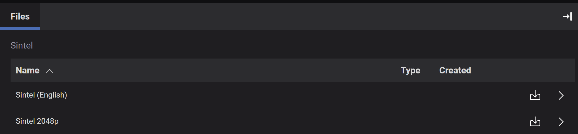 Show Only Files Tab, With Video and Subtitle Files